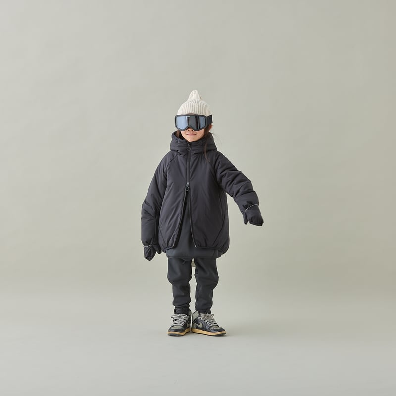 MOUN TEN. / air mitten blouson - black | calme