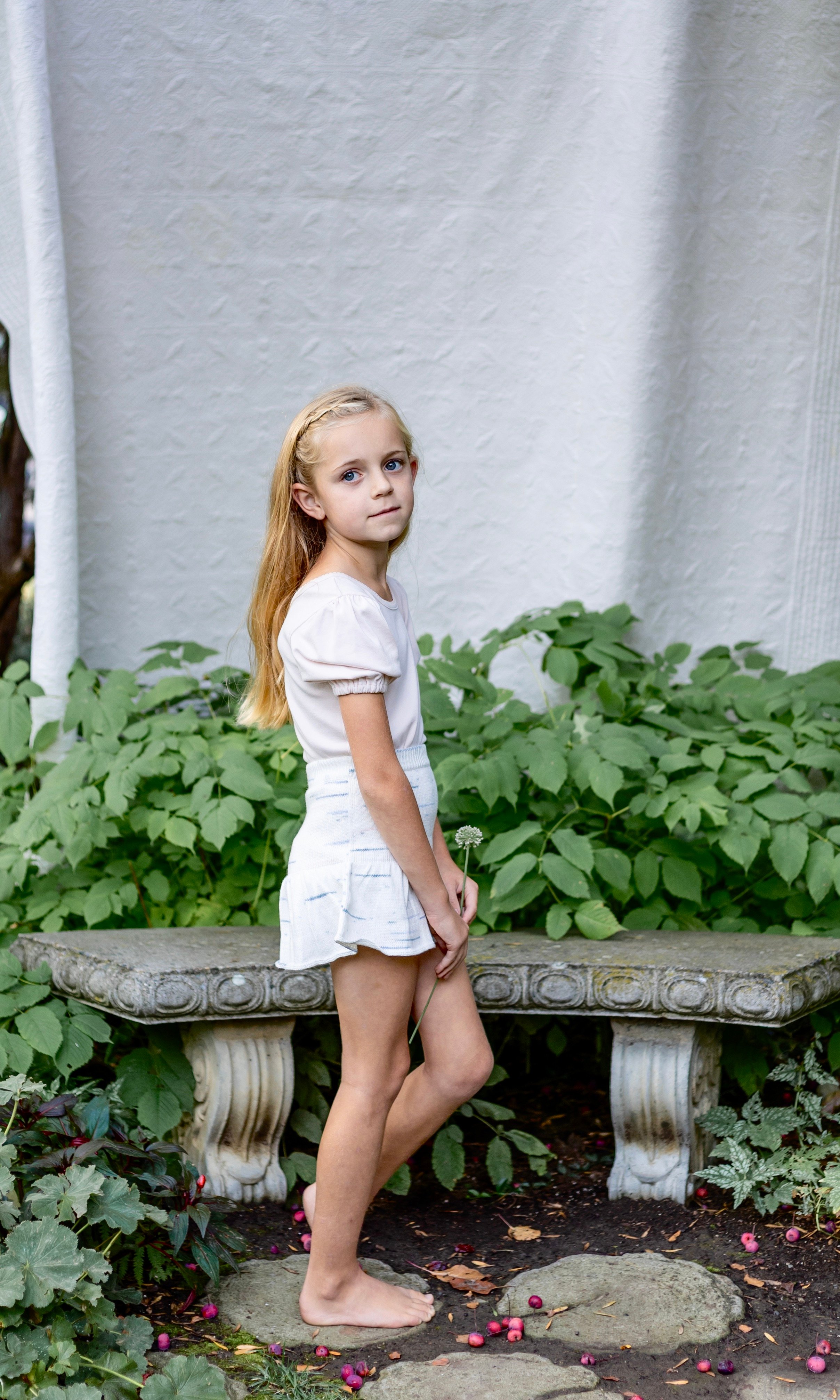 iver&isla / skirted bloomer - watercolor | calm