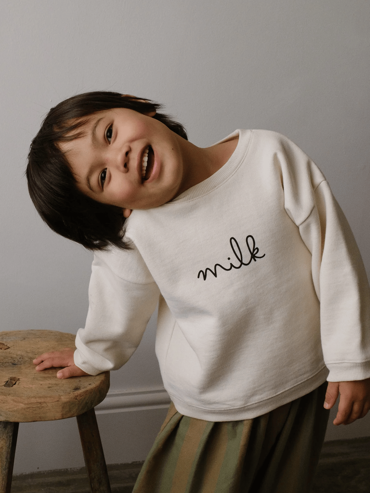 organic zoo / Undyed Milk Sweatshirt | calme cl