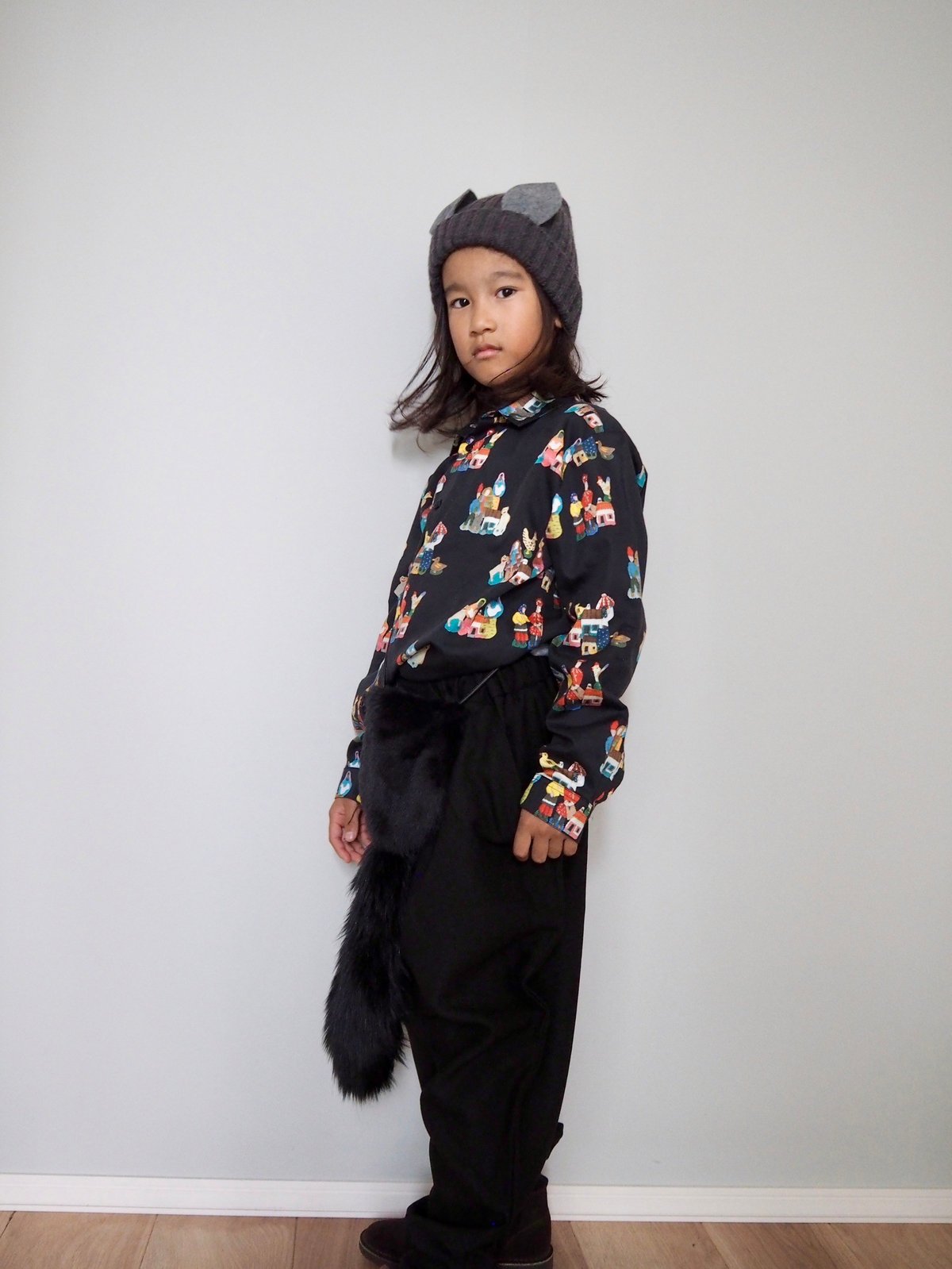 エルフィンフォルク ビーストビーニー Ｓ eLfinFolk（エルフィンフォルク）23AW Beast beanie/black | V