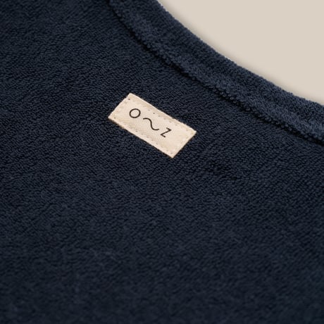 organic zoo / Navy Terry Boxy T-Shirt
