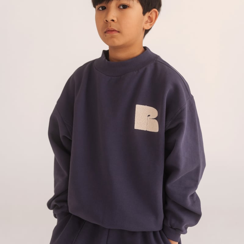 REPOSE AMS / comfy sweater - midnight blue 4y |