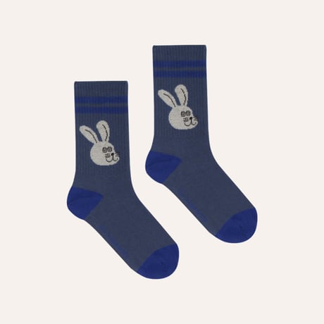 the campamento / RABBIT BLUE KIDS SOCKS