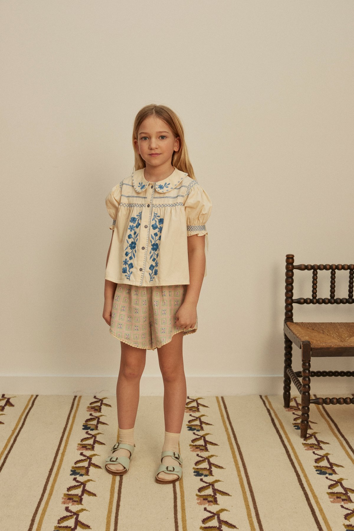 Apolina / Alice Shorts - Rosepanel Mint | calme