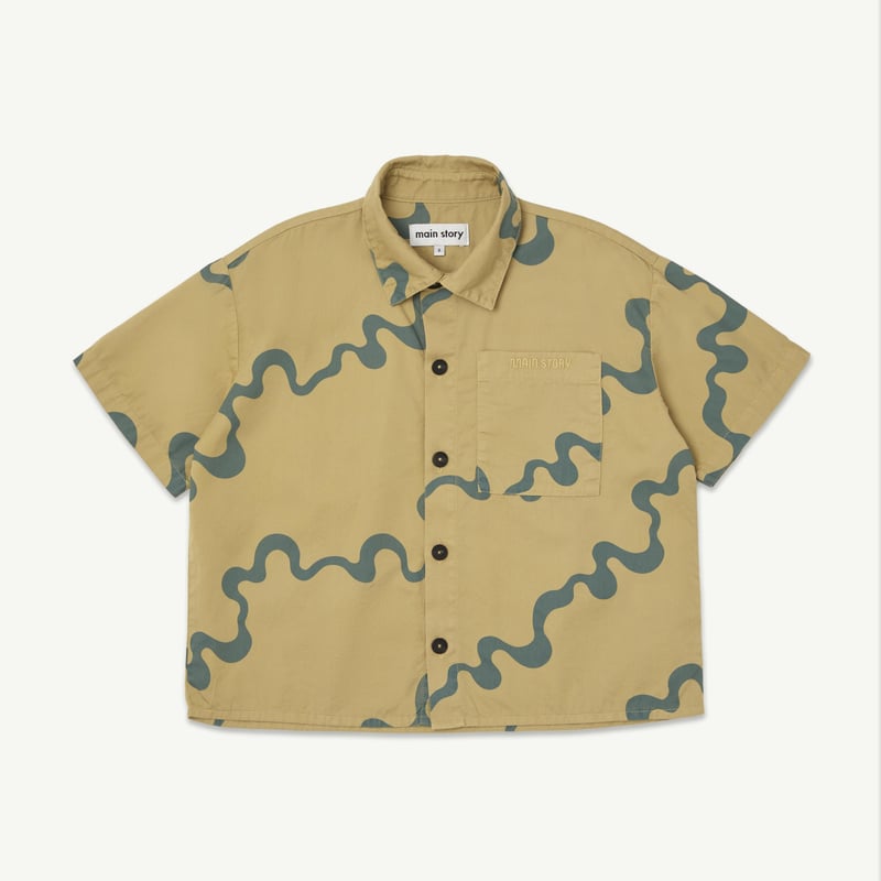 main story Tシャツ ブラウン 2Y main story / Short Sleeve Shirt - Incense (2y-1