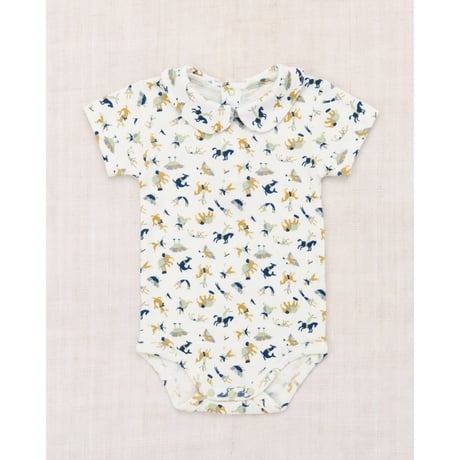 Misha&Puff / Baby Petit Collar Onesie - Marzipa