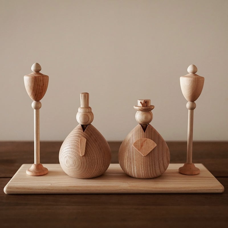 雛人形・ひな祭り Wooden Hina Dolls lemi toys Wooden Hina Dolls lemi toys 【公式通販】