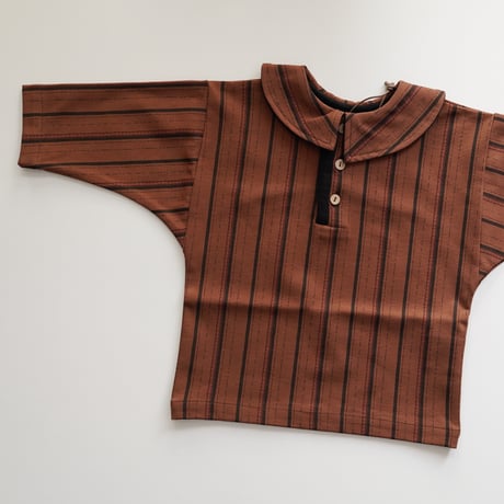 ☆HELLO LUPO / Marlo Top - Stripy brown - 2