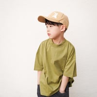 REPOSE AMS / boxy tee - green moss