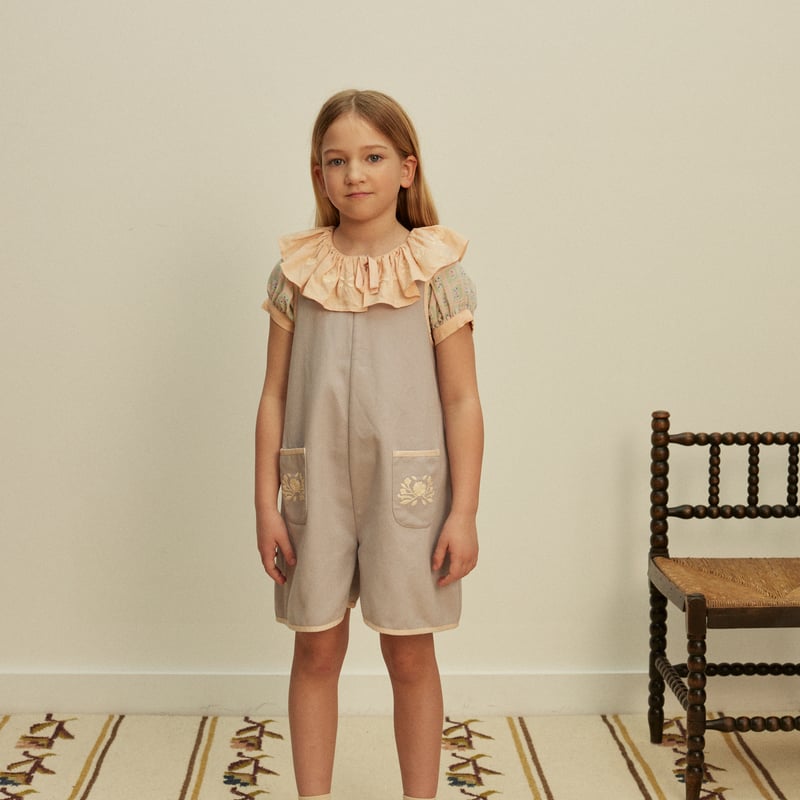 Apolina セットアップ Apolina / Vada Apron Playsuit - Lilac-grey | ca