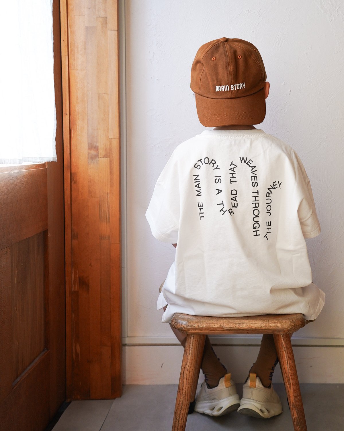 main story / Oversized Tee - Blanc 10y | calme