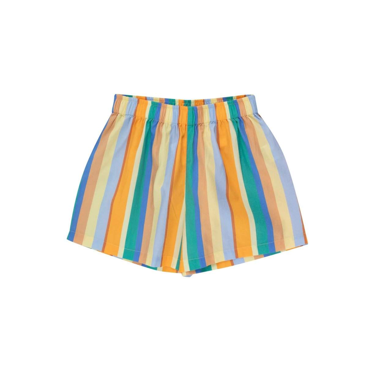 tinycottons / MULTICOLOR STRIPES LONG SHORT 6y