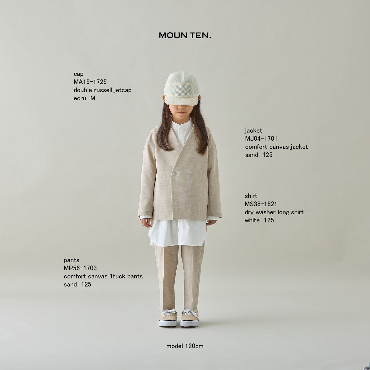 MOUN TEN. / comfort canvas jacket [MJ04-1701] |