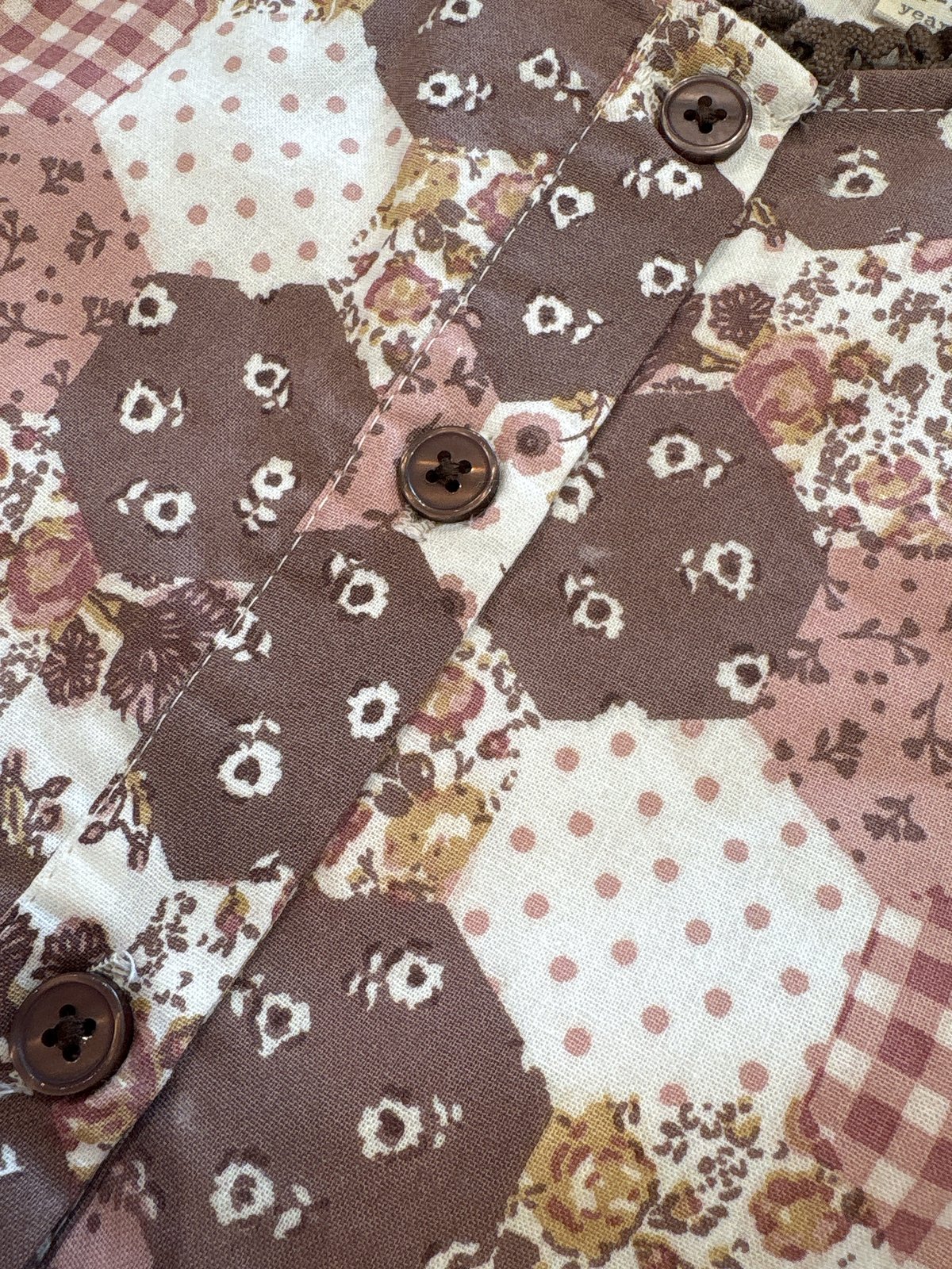 little cotton clothes 2024AW パッチワークワンピース little cotton clothes 2024AW パッチワークワンピース