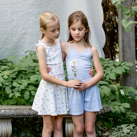 iver&isla / pima skort - garden windowpane