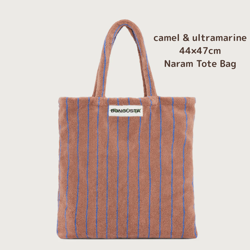 BONGUSTA / Naram Tote Bag 44×47cm Stripes 5colo