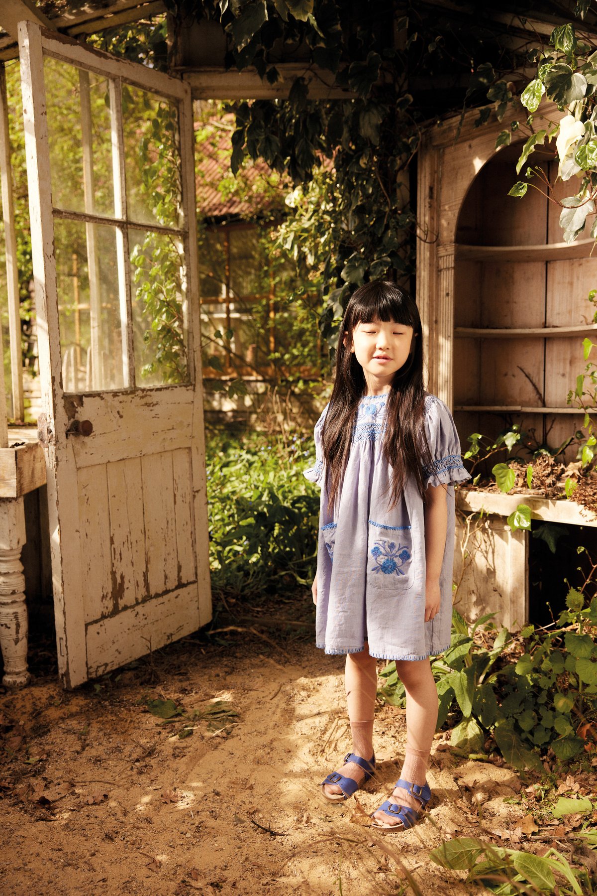 ☆ Apolina / Dora Dress - Blue-lilac | calme closet