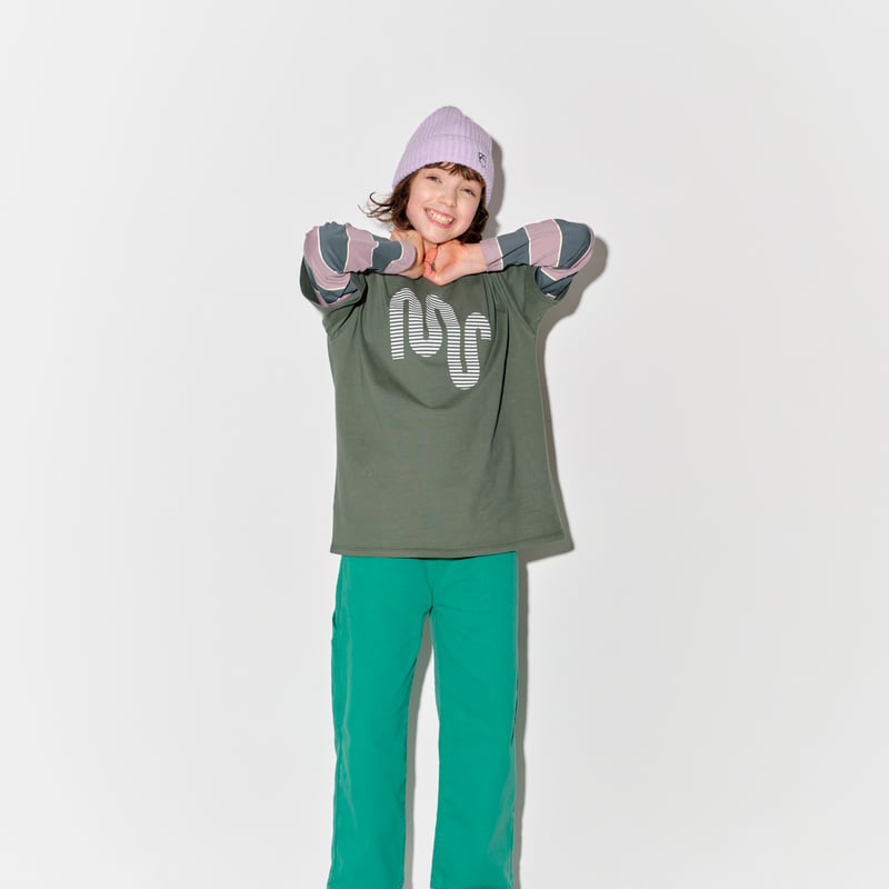 main story / Long Sleeve Tee - Elderberry Strip