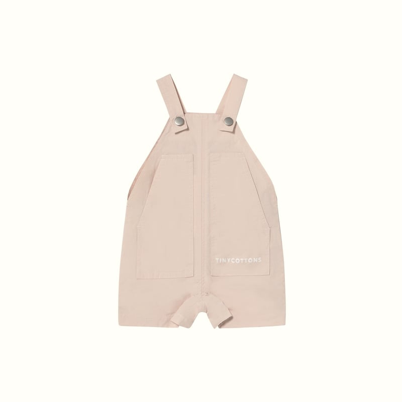 tinycottons / SOLID SHORT DUNGAREE 18m | calme