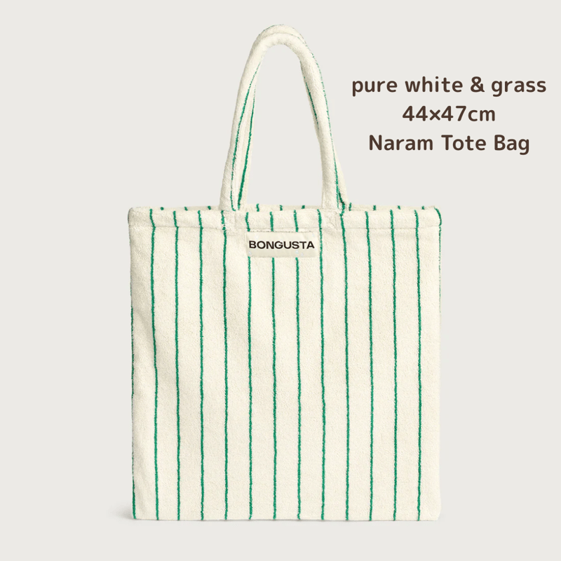 BONGUSTA / Naram Tote Bag 44×47cm Stripes 5colo BONGUSTA / Naram Tote Bag 44×47cm Stripes 5colo