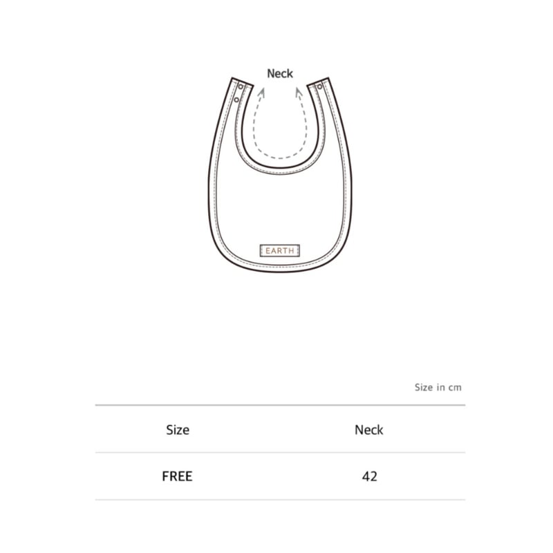 EARTH THE ARCHIVE / organic bib - 21色 | calme c