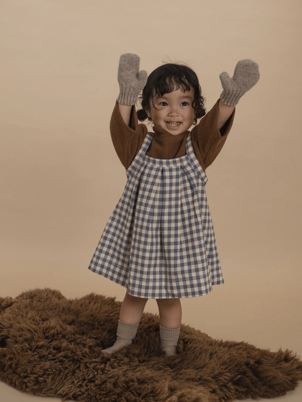 organic zoo / Shoreline Gingham Tribe Skirt | c