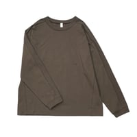 MOUN TEN. / oversized longsleeve (Re-cotton) - ebony -