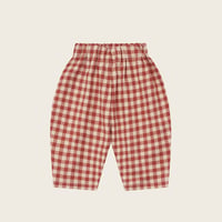 organic zoo / Paprika Gingham Carrot Pants