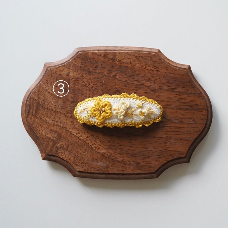 再入荷】 angela bon / Embroidered Hair pin 10種類 |