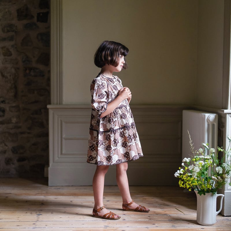 Little cotton clothes / Esme Dress Patchwork Pr