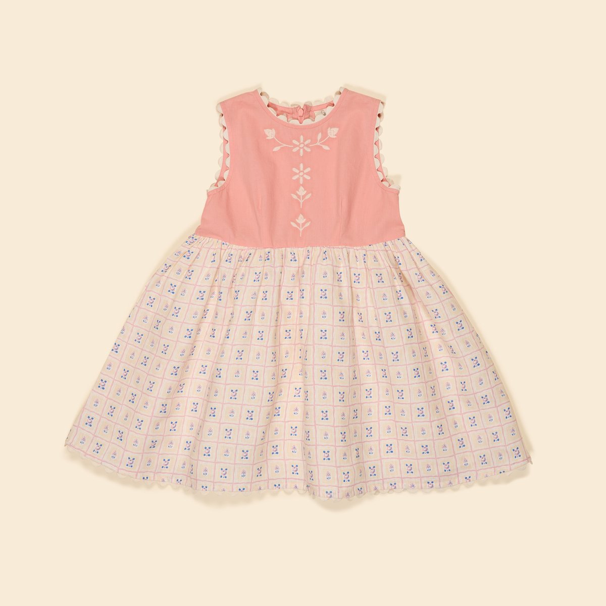☆ Apolina / Lola Dress - Rosepanel Cream/Peony