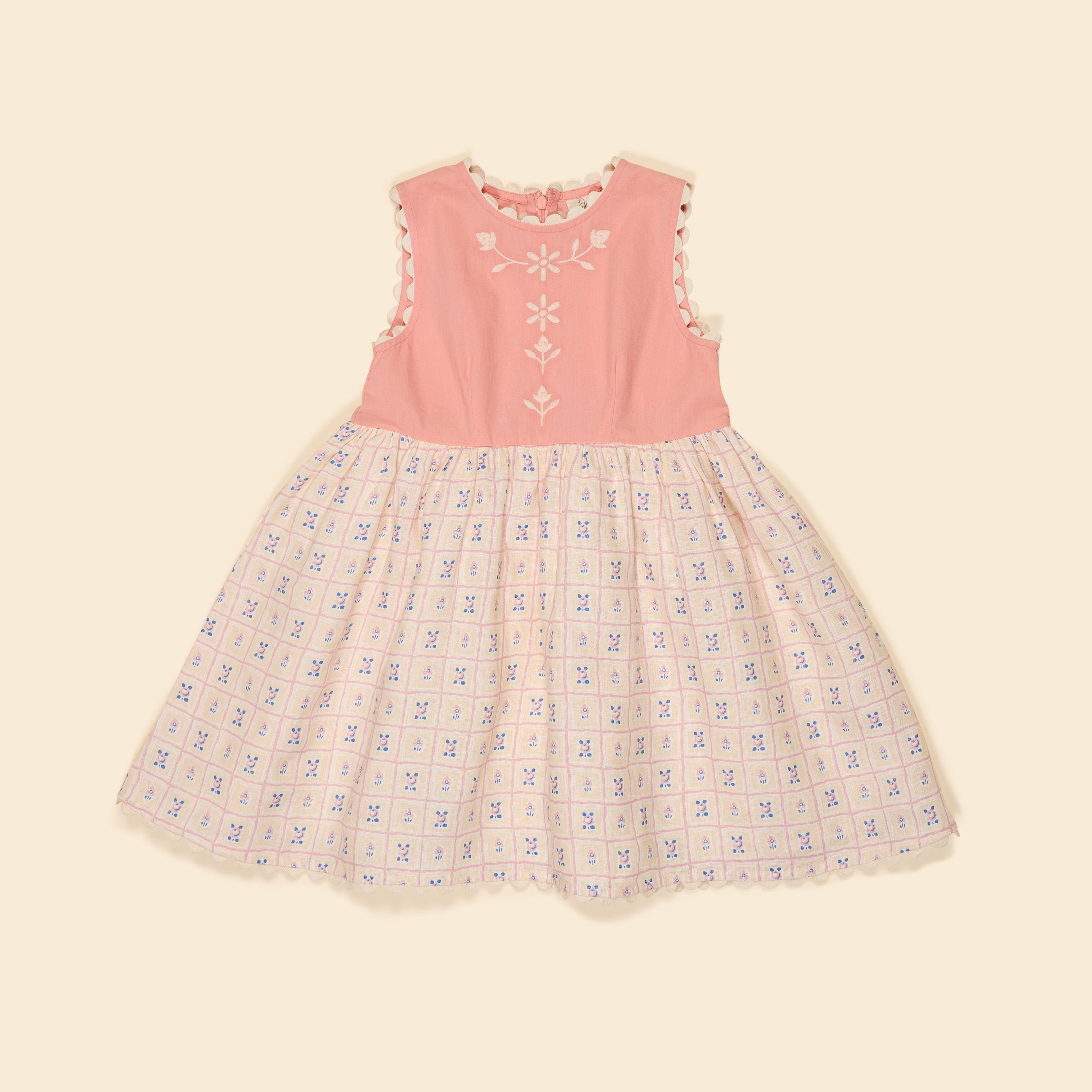 ☆ Apolina / Lola Dress - Rosepanel Cream/Peony