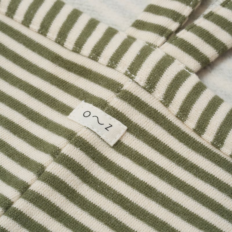 organic zoo / Fern Stripes Dungarees 1-2y 2-3y
