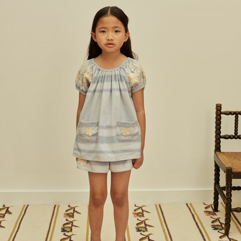 Apolina セット　3-5Y Apolina / Barbara Short Set - Summerhouse Strip