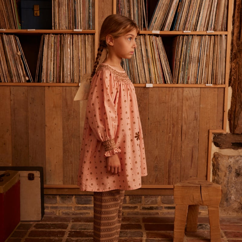 Apolina / Cece Smock Dress - Meadow Calico Ribb