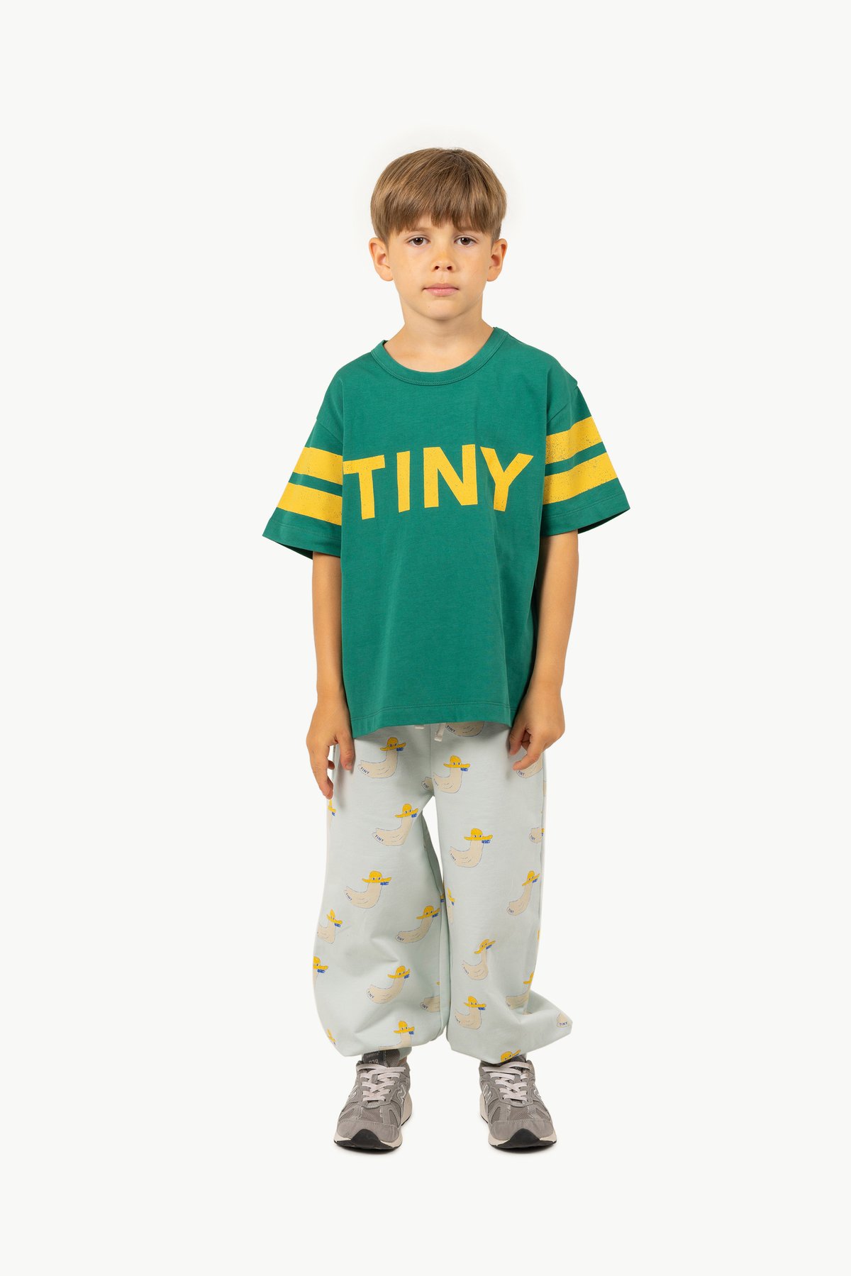 tinycottons / STRIPES LOGO TEE 2y | calme closet