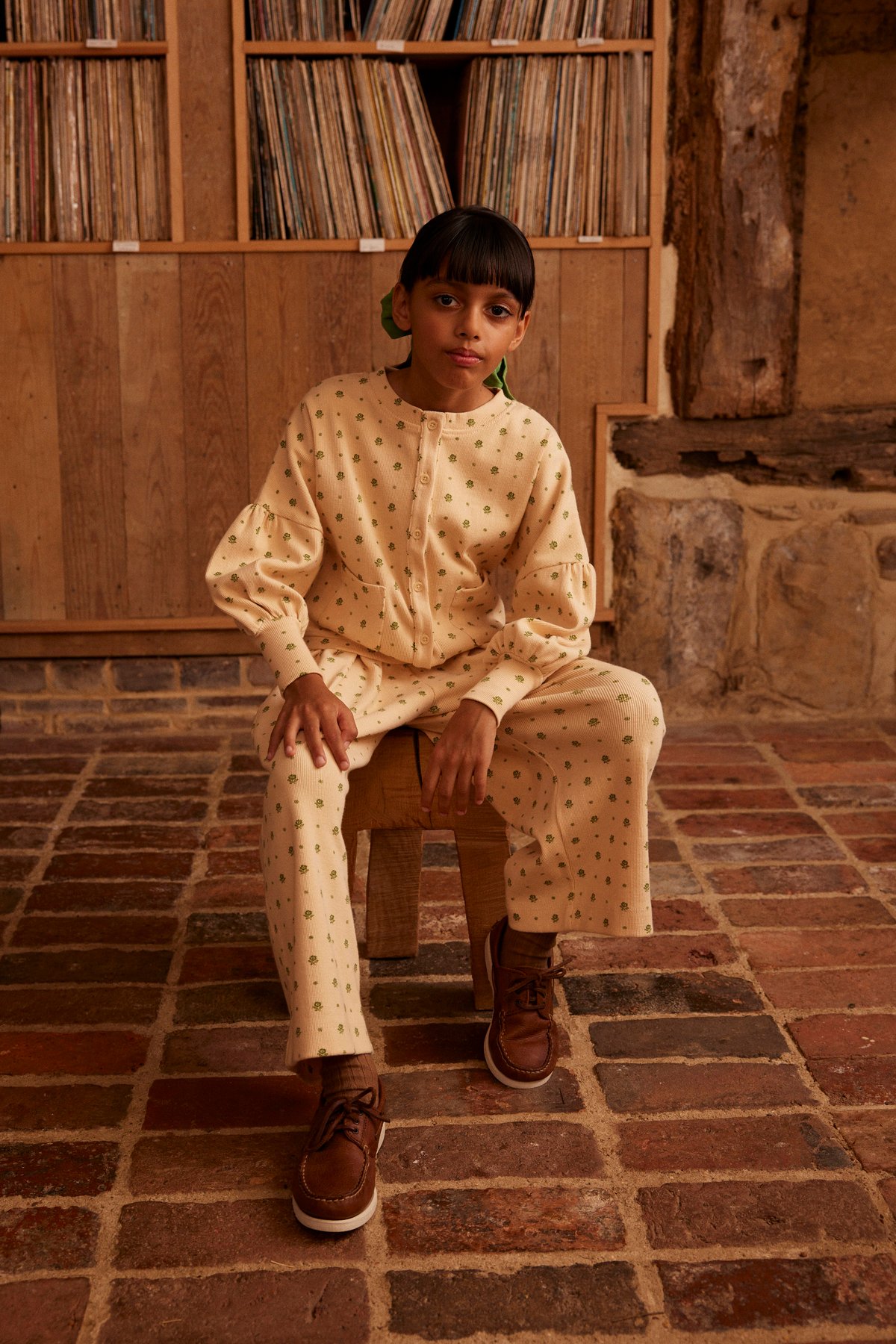 Apolina / Mila Jersey Trousers - Meadow Calico