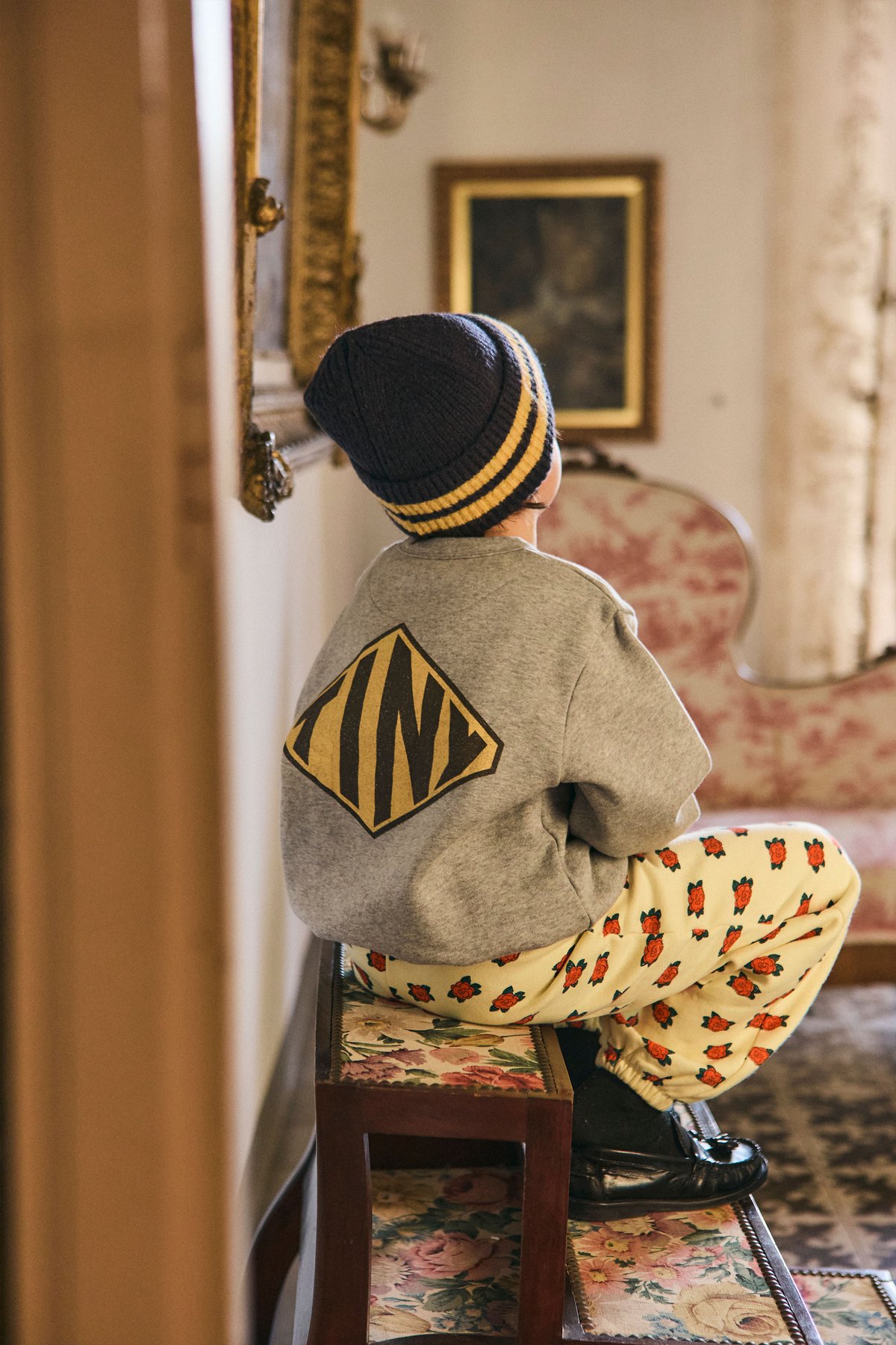 ☆新品TINYCOTTONS MERCI SWEATSHIRT 8Y☆ tiny cottons / DIAMOND TINY GRAPHIC SWEATSHIRT