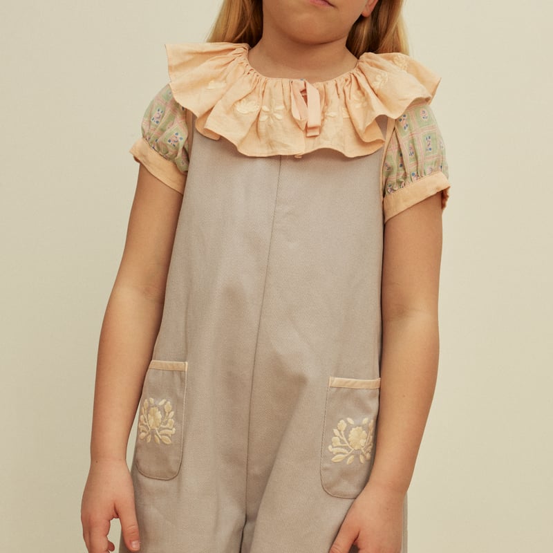 Apolina / Vada Apron Playsuit - Lilac-grey | ca