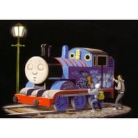 Banksy 「Thomas 」フレーミング公式ポストカード