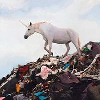 Josh Keyes「Rainbows End」