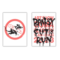 Banksy「CUT & RUN オフィシャルポスター&ブックセット Banksy「CUT & RUN オフィシャルポスター&ブックセット