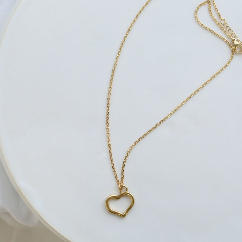 ステンレスオープンハートネックレス | LAROIS 確認用 オープンハートネックレス♡