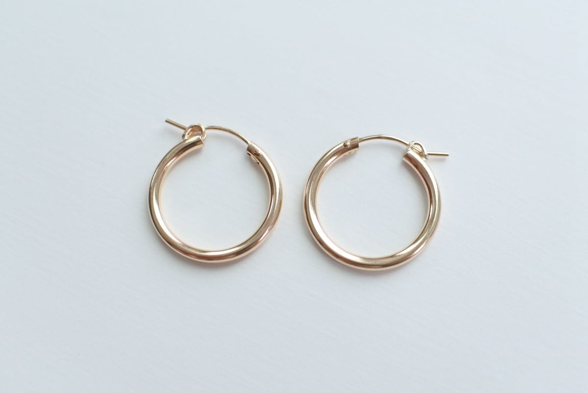一粒クリスタルピアス(オール14kgf)L | LAROIS