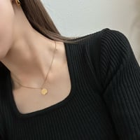 ステンレスミニコインネックレス