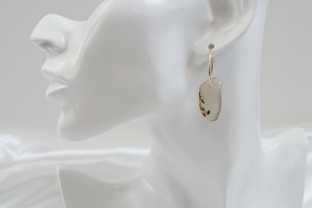 一点物モンタナアゲートピアス() | LAROIS