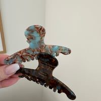 カラーべっ甲ヘアクリップ
