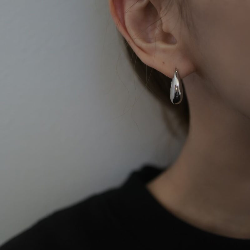 【New!】PDPAOLA◆Silver 925 x 18k TEXAS 変形フープピアス◆ New!】PDPAOLA◇Silver 925 x 18k TEXAS 変形フープピアス◇