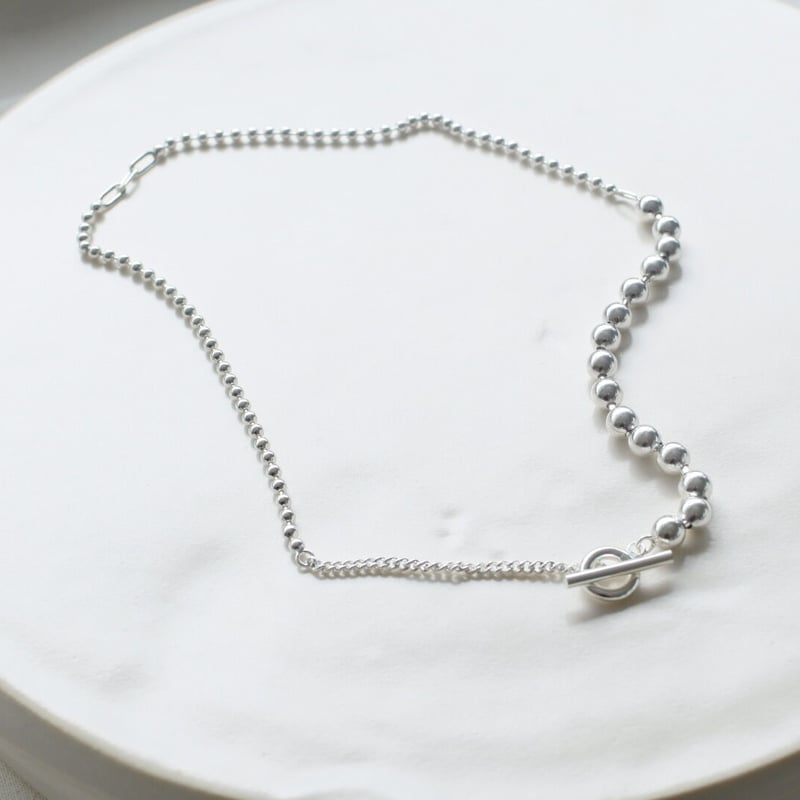 silver925マンテルボールチェーンネックレス | LAROIS