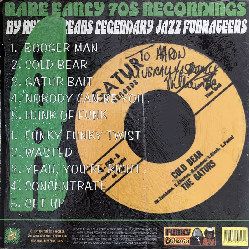 The Gaturs featuring Willie Tee ‎– Wasted | Sal